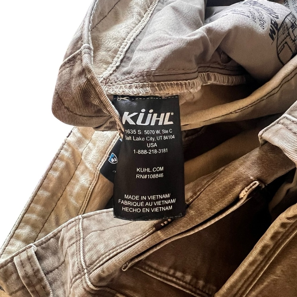 Kuhl RYDR Tan Outdoor Men’s Pants Workwear Camping Pants SZ 36 - Picture 8 of 11